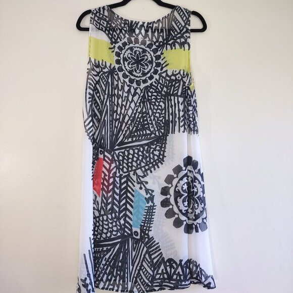 Desigual x Christian Lacroix Natalia Colorful Beaded Sleeveless Mini Dress EU 42 - Picture 6 of 9